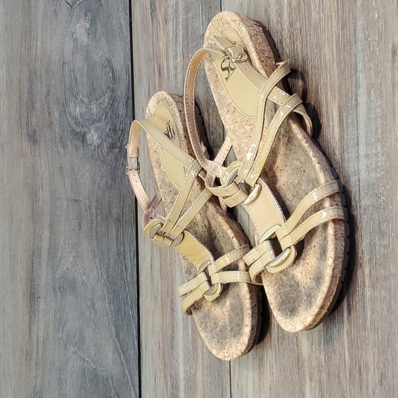 Sofft Womens Malise Slingback Slide Leather Ankle Strap Sandals shoes sz 7.5 - Picture 2 of 11